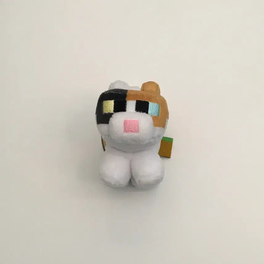 [BUNJANG] Minecraft Cat Ball Chain Mascot Keychain Plush Toy / 마인크래프트 마크 볼체인 마스코트 인형 키링 고양이