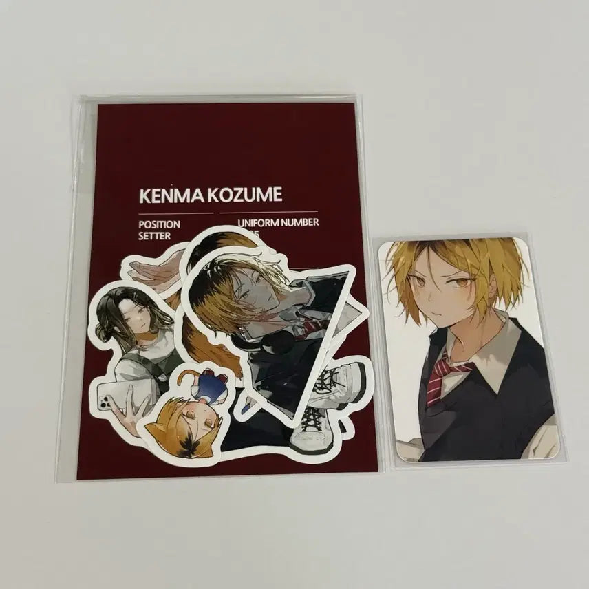 [BUNJANG] Haikyuu Kenma Sticker Photocard / 하이큐 먀냐님 켄마 스티커 포토카드 포카