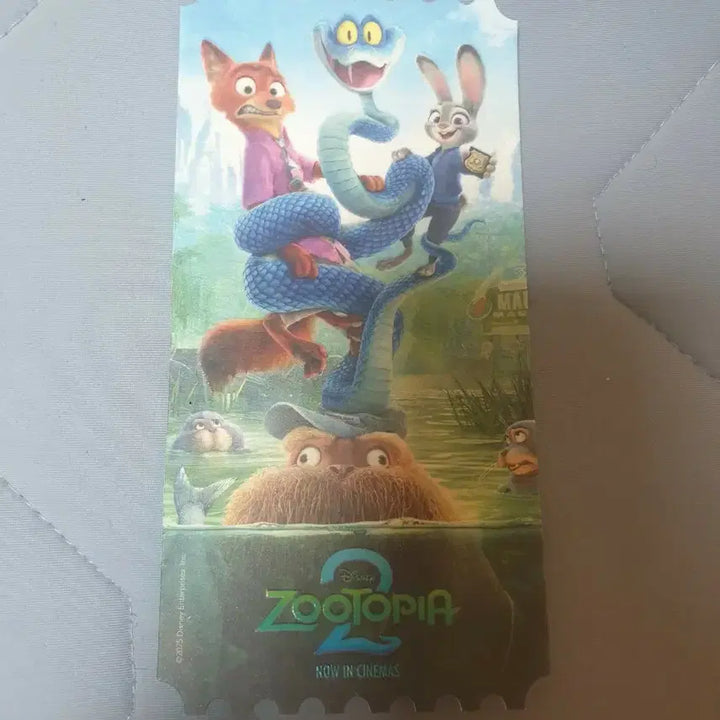 [BUNJANG] Zootopia 2 Megabox Original Ticket / 주토피아2 메가박스 오티 오리지널티켓 (안전포장)