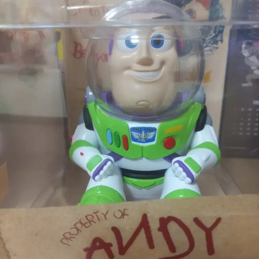 [BUNJANG] Buzz Lightyear Coin Bank Toy Story Figure / 버즈 코인뱅크 토이스토리 메가박스 피규어  굿즈