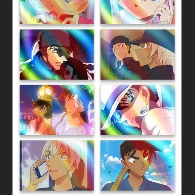 [BUNJANG] Detective Conan Postcard Set (100 pcs) featuring Kaito Kid, Heiji, Amuro, Haibara / 코난 엽서 세트 100장 판매 괴도키드하인성아무로하이바라