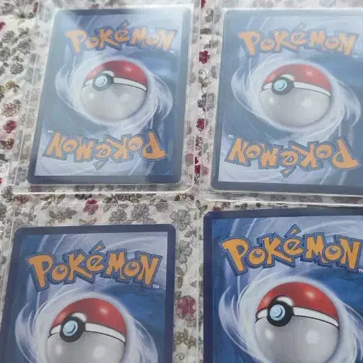 [BUNJANG] Pokemon Card Grass/Water Type Bundle Set (4 Cards) / 포켓몬 카드 풀/물 타입 4장 일괄