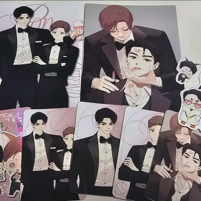 [BUNJANG] 4주애인 Boyfriend Popup Postcard Photocard Sticker Bundle Set / 4주애인 비욘드 팝업 엽서 포카 스티커 세트 일괄 양도합니다