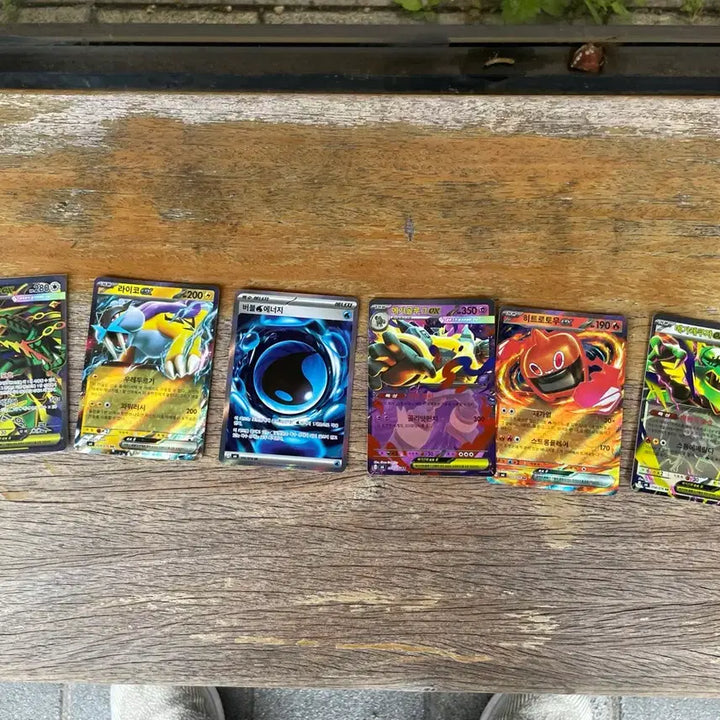 [BUNJANG] Rayquaza SR (Mint Condition) RR and Other Cards / 레쿠쟈 sr(상태 최상) rr 및 다른카드