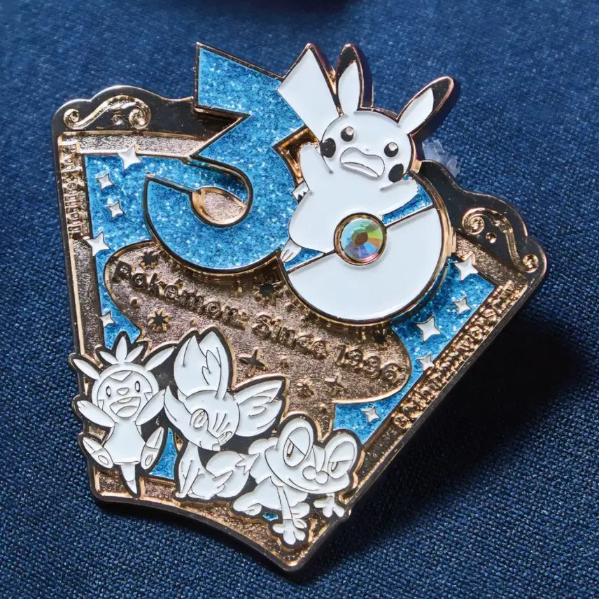 [BUNJANG] Pokemon 30th Anniversary August Badge (Sealed) / 포켓몬 30주년 8월달 뱃지