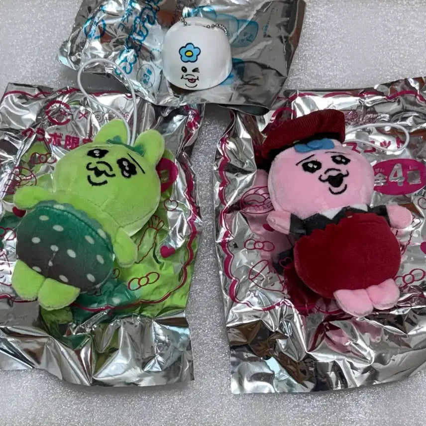 [BUNJANG] Bandsori Bunny Sushi Wasabi Staff Plush Keychain Bundle Set / 일괄 오빤쮸 빤쮸토끼 스시로 와사비 직원 인형 키링
