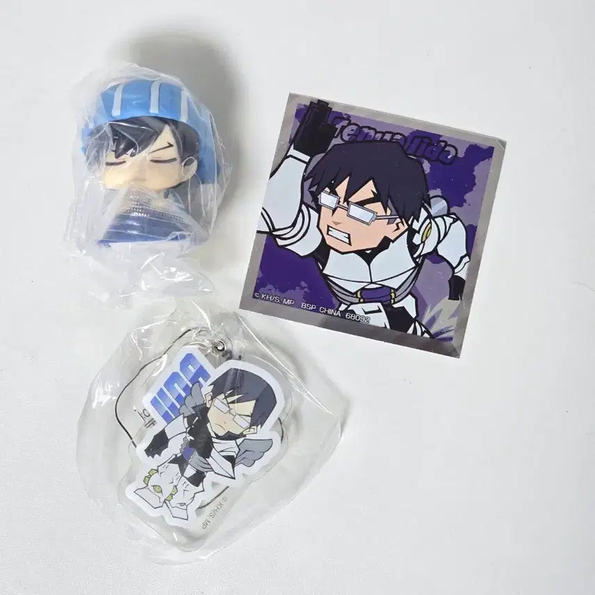 [BUNJANG] My Hero Academia Iida Tenya Figure, Acrylic Keychain, Sticker Set / [나히아/히로아카] 이이다 텐야 피규어 아크릴 키링 스티커