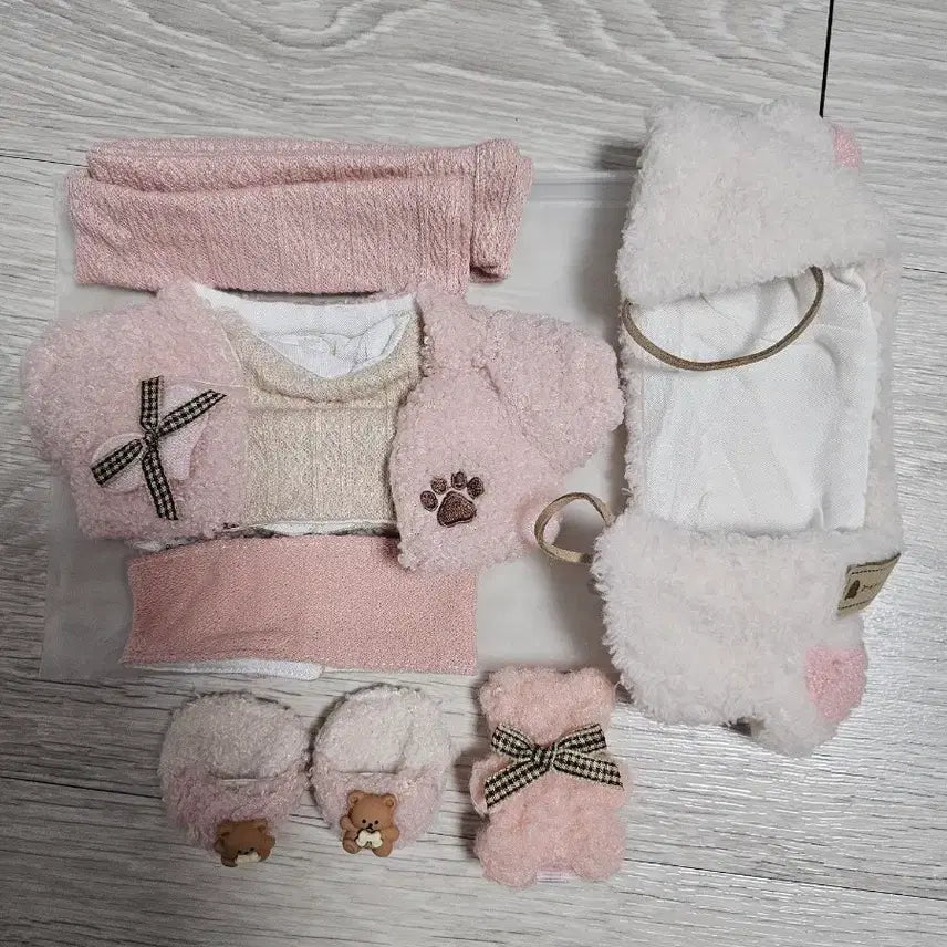 [BUNJANG] 20cm Doll Clothes Mango Cocoa Milk Peach Cocoa / 20cm 20깅 솜인형 의상 옷 망고코코아 밀크피치코코아