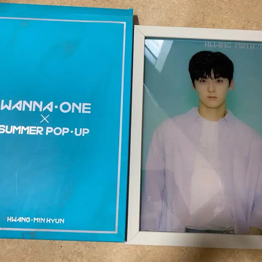 [BUNJANG] Wanna One Hwang Minhyun Summer Popup Frame / 워너원 황민현 액자 팝니다