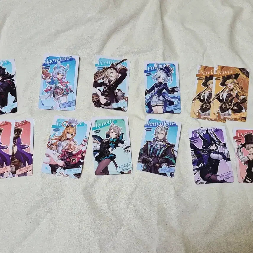 [BUNJANG] Genshin Cafe Photocard Bundle Set / 원신 카페 포토 카드 포카
