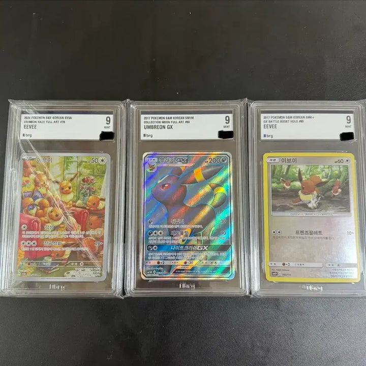[BUNJANG] Eevee Evolutions Collection - Graded &amp; Single Pokémon Cards / 포켓몬카드 이브이 블래키 에브이모음 한판 등급카드 및 싱글카드 판매