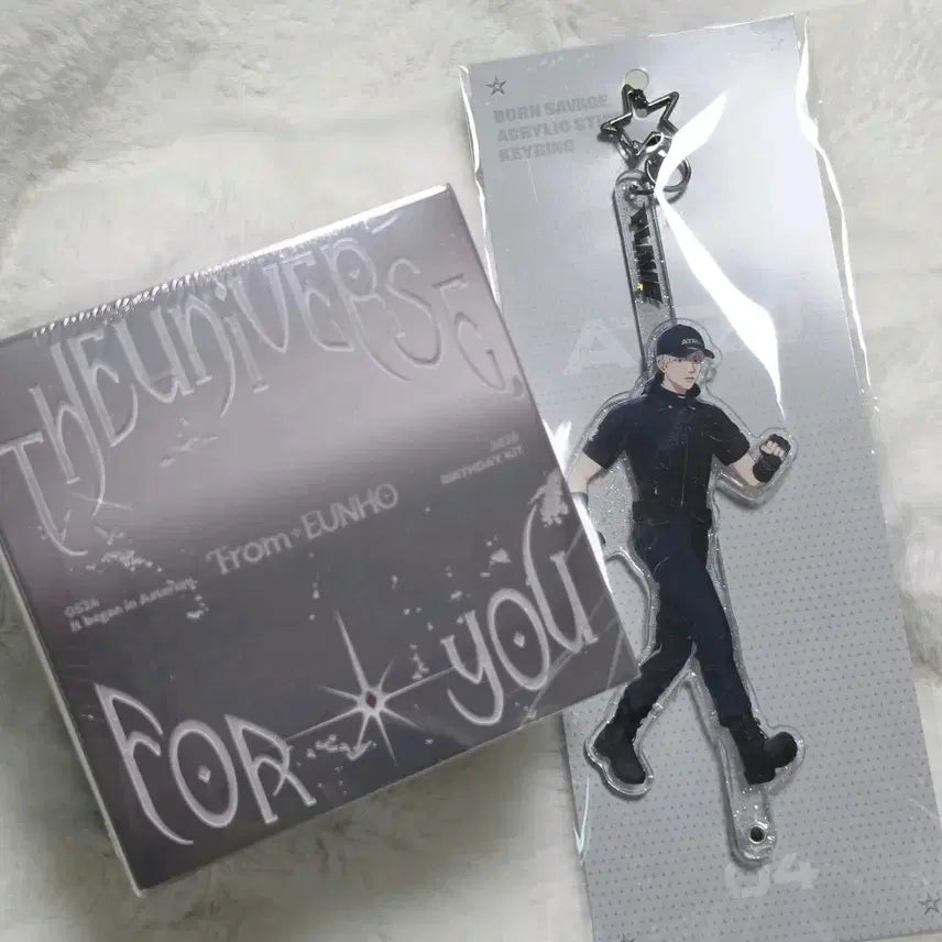 [BUNJANG] PLAVE Eunho Birthday Kit + Bonsebijou Acrylic Stick Keyring Bundle Set / 플레이브 은호 생일키트 + 본세비지 아크릴스틱 키링 은호