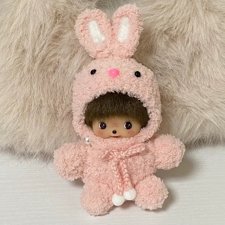 [BUNJANG] Monchhichi Bebichhichi Rabbit Costume / 몬치치 베비치치 토끼옷