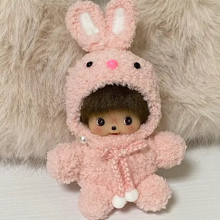 [BUNJANG] Monchhichi Bebichhichi Rabbit Costume / 몬치치 베비치치 토끼옷