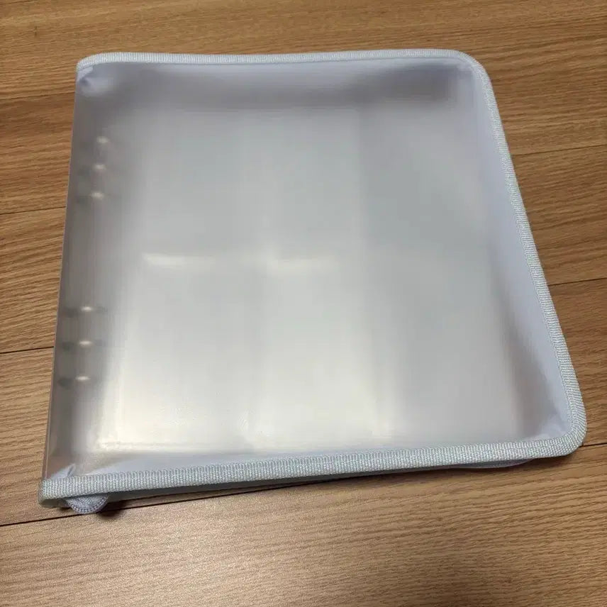 [BUNJANG] Yudeng.com Transparent Zipper Pouch 6-Ring Binder / 투명 지퍼 파우치 6공 바인더 유댕닷컴 바인더 아이브