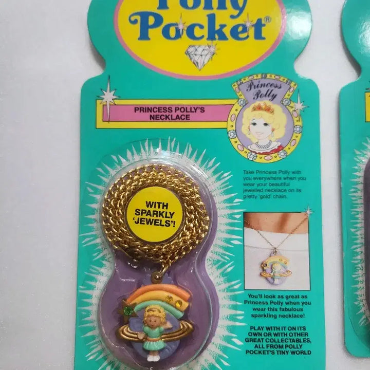 [BUNJANG] 1992 Polly Pocket Princess Jewelry Necklace, Earrings &amp; Headband Set / 1992 폴리포켓 프린세스 쥬얼리 목걸이 &amp; 귀걸이 &amp; 헤드밴드 세트