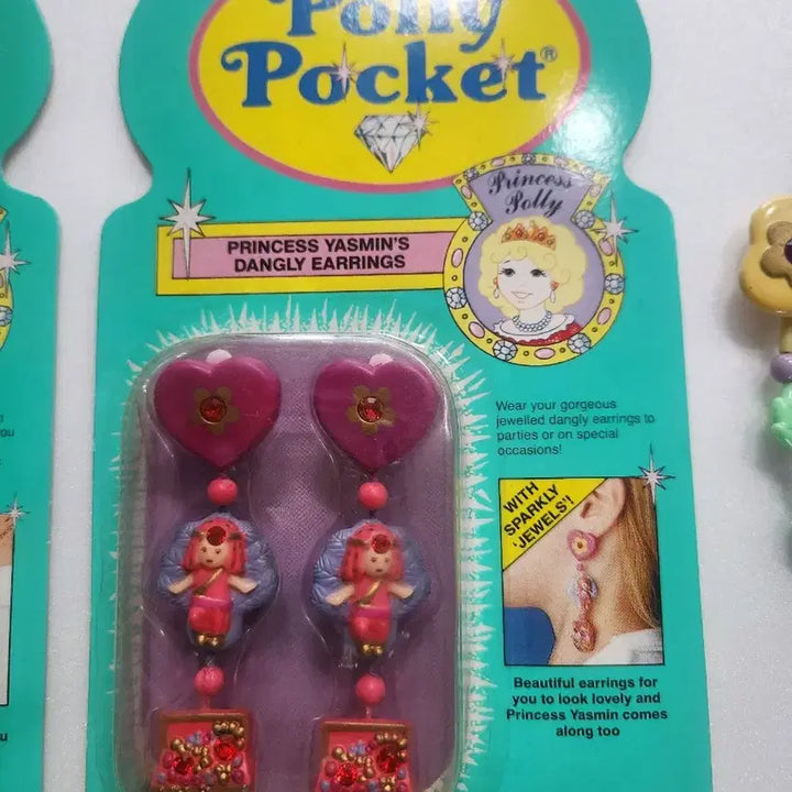[BUNJANG] 1992 Polly Pocket Princess Jewelry Necklace, Earrings &amp; Headband Set / 1992 폴리포켓 프린세스 쥬얼리 목걸이 &amp; 귀걸이 &amp; 헤드밴드 세트