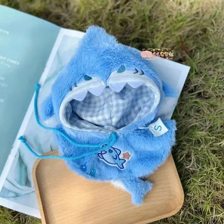 [BUNJANG] 20cm Doll Clothes Shark Cape / 20cm 20깅 솜인형 의상 옷 미토 옷장 상어망토