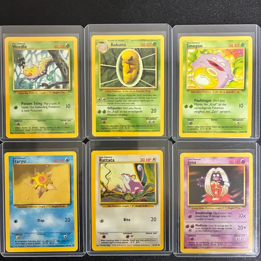 [BUNJANG] 1999 English Version Vintage Pokemon Card / 1999 영판 올드백 빈티지 포켓몬카드