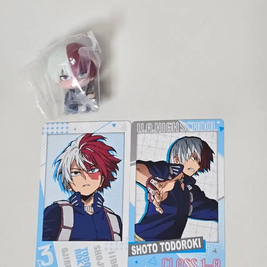 [BUNJANG] My Hero Academia Shoto Onemutan Figure and Paper Set / [나히아/히로아카] 쇼토 오네무탄 피규어 지류 세트
