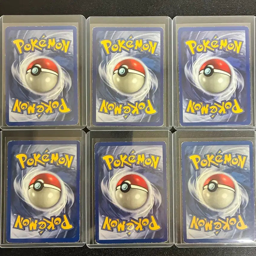 [BUNJANG] Vintage 1999 English Pokémon Cards (Set of 6) / 1999 영판 올드백 빈티지 포켓몬카드