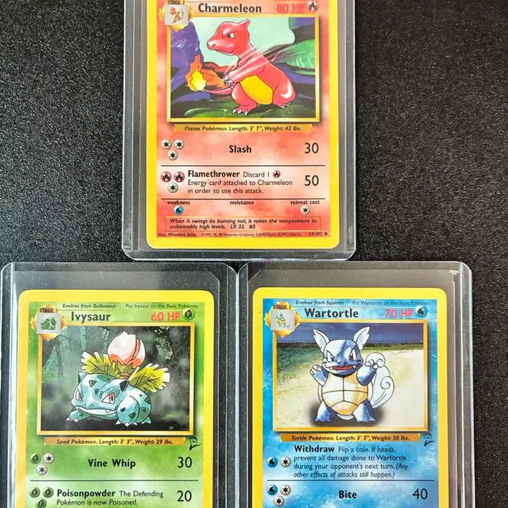 [BUNJANG] 1999 Japanese Lizardon Venusaur Vintage Pokemon Card / 1999 영판 리자드 이상해풀 어니부기 빈티지 포켓몬카드