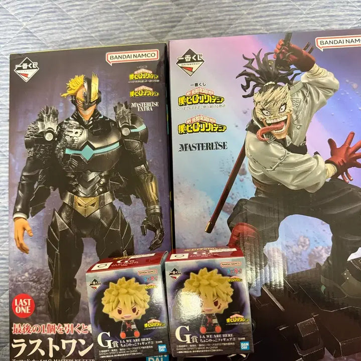 [BUNJANG] Ichiban Kuji My Hero Academia Last One All Might &amp; Dabi Chokonokko Figures Bundle (Sealed) / 제일복권 나히아 라스트원 올마이트 d스테인 초코노코2개 일괄(미개봉)