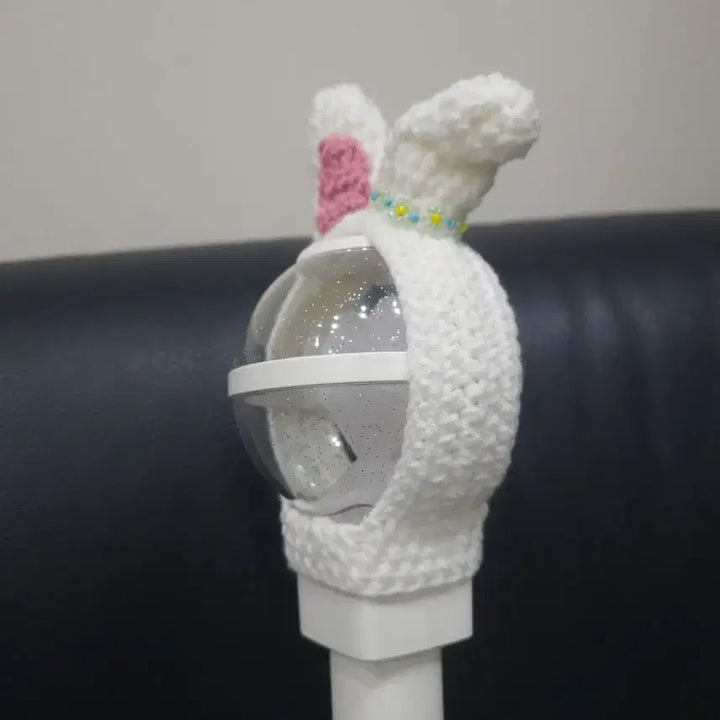 [BUNJANG] Handmade Knitted Bunny Lightstick Cover / 뽑봉 커버