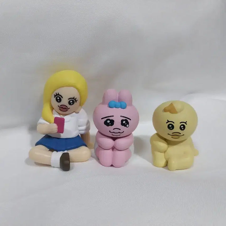 [BUNJANG] Pantsu Usagi Machiboke Figure 3-Type Set / 빤쮸토끼 마치보케 피규어 3종 세트 음뽀챠무 오빤쮸 가챠 일괄 가샤폰 반다이 마치보우케