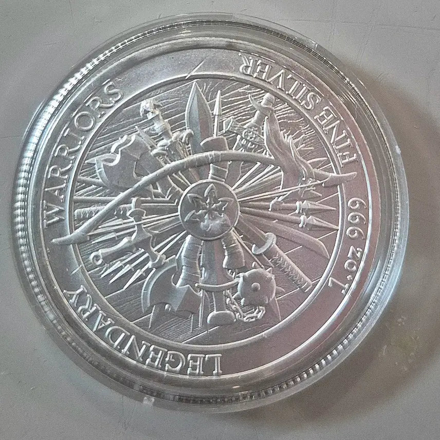 [BUNJANG] Genghis Khan 1oz 99.99 Fine Silver Coin / 징기스칸 1온스 99.99 은화