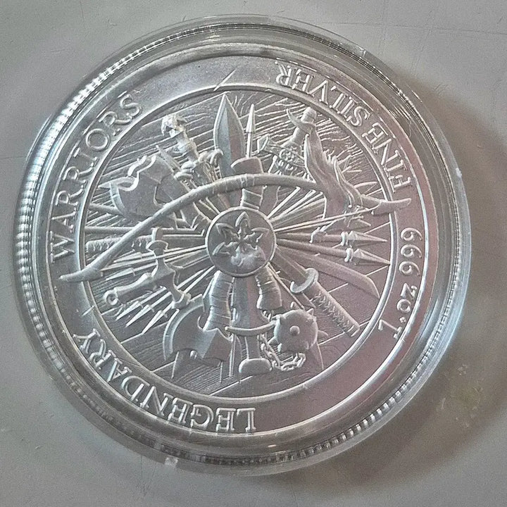 [BUNJANG] Genghis Khan 1oz 99.99 Fine Silver Coin / 징기스칸 1온스 99.99 은화