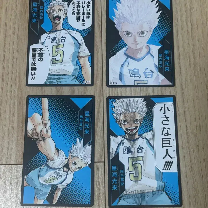 [BUNJANG] Haikyuu!! Hoshiumi Korai Original Artwork Board Game Card Set / 하이큐 호시우미 코라이 원화 보드게임카드
