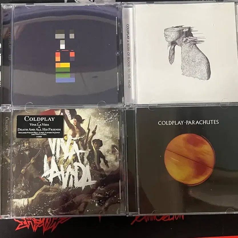 [BUNJANG] Coldplay CD 4-Album Set / 콜드플레이 CD 4종