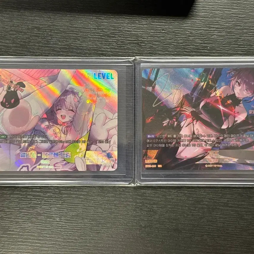 [BUNJANG] Nibel Arena Nikke BT-08 Alice &amp; Jiz Leader Signed SPL Card Set / 니벨아레나 니케 BT-08 앨리스, 지즈 리더싸인 SPL