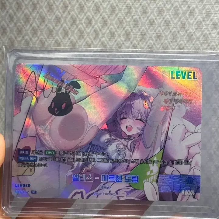 [BUNJANG] Nibel Arena Nikke BT-08 Alice &amp; Jiz Leader Signed SPL Card Set / 니벨아레나 니케 BT-08 앨리스, 지즈 리더싸인 SPL