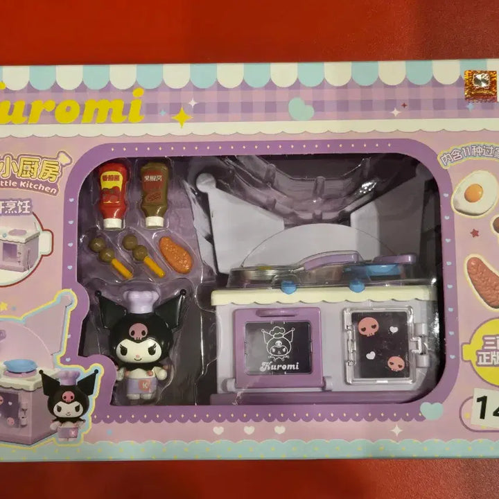 [BUNJANG] Sealed Sanrio Kuromi Kitchen Play Figure / [미개봉] 산리오 쿠로미 키친 주방 놀이 피규어