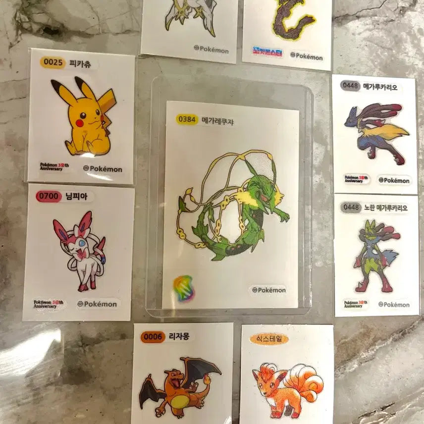 [BUNJANG] Pokemon Sticker Collection / 포켓몬  띠부씰