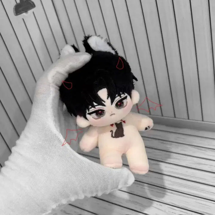[BUNJANG] 10cm Doll Kim Sorreum (Black Cat Ver.) / 괴담출근 비공식 10cm 솜인형 김솔음 속성 흑묘솔 양도