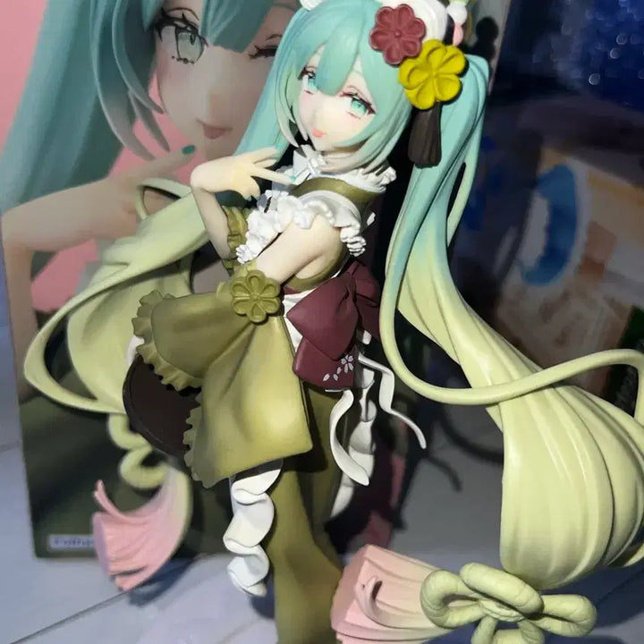 [BUNJANG] FURYU Hatsune Miku Matcha Parfait Figure / 후류 하츠네 미쿠 피규어 말차 녹차 파르페