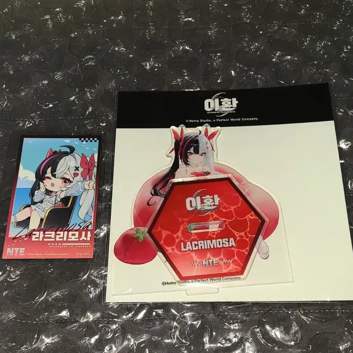 [BUNJANG] Lee Hwan Lacrimosa Acrylic Stand + Lacrimosa SD Photocard Bundle Set / 이환 PC방캉스 라크리모사 아크릴 스탠드 + 라크리모사 특전 sd 포토카드 1종
