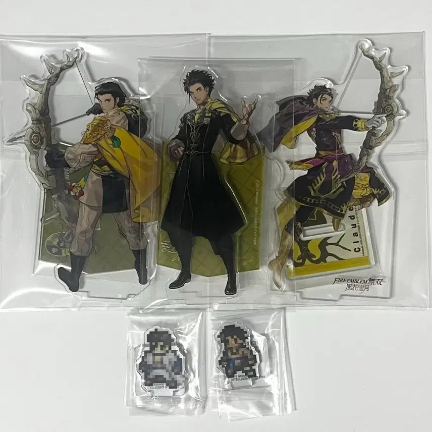 [BUNJANG] Fire Emblem: Three Houses Claude, Balthazar, Cyril Acrylic Standee Bundle Set / 파이어 엠블렘 파엠 풍화설월 풍설 클로드 발타자르 시릴 아크릴 스탠드