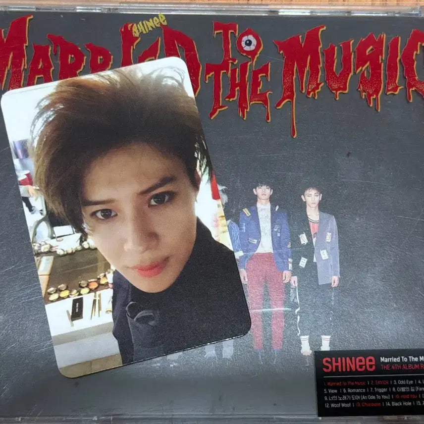 [BUNJANG] SHINee Merry to the Music Unsealed Album Taemin Photocard Included / 샤이니 메리투더뮤직 개봉앨범 태민 포카 포함