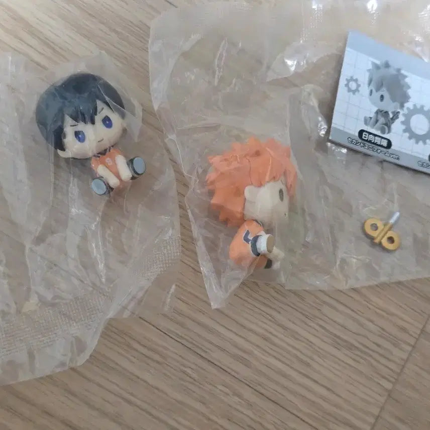 [BUNJANG] Haikyuu!! Petatto Nejimaki Wind-Up Figures Hinata &amp; Kageyama / 하이큐 페탓토 네지마키 태엽감기 피규어 히나타 카게야마