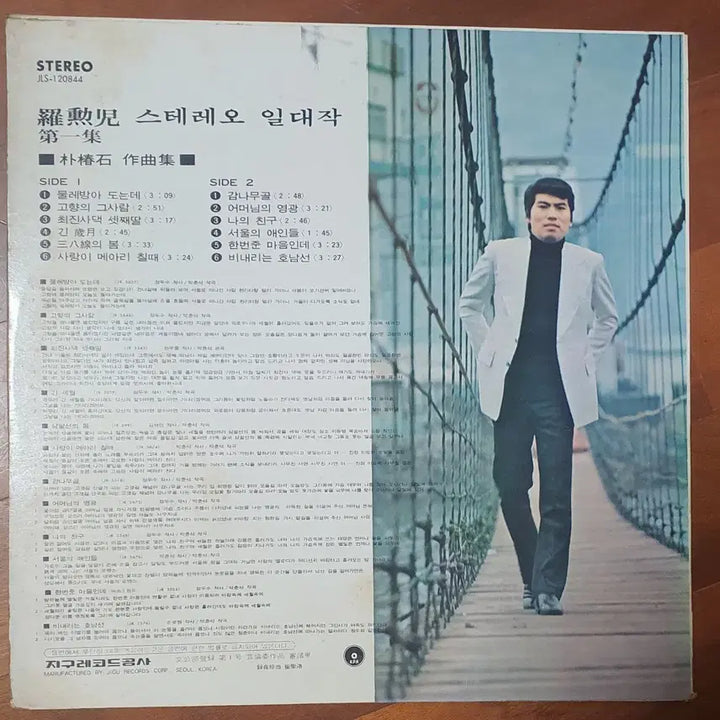 [BUNJANG] Na Hoon-a "Stereo Great Work" Vol. 1 LP NM / 나훈아 스테레오일대작 제1집lp.nm