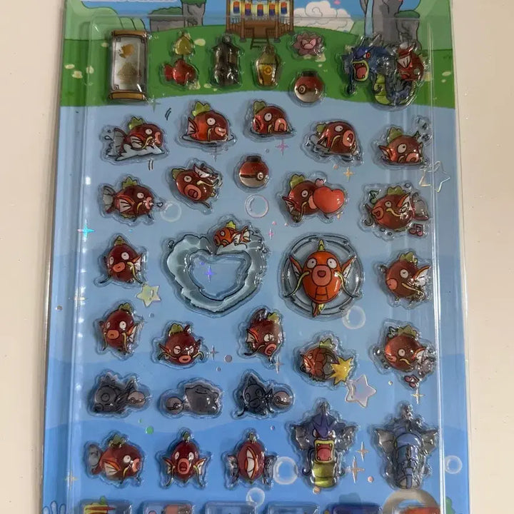 [BUNJANG] Pokemon Magikarp Bubble Sticker (Sealed) / [미개봉] 포켓몬 무릉도원 잉어킹 약하지만 괜찮아 버블 스티커 판매해요
