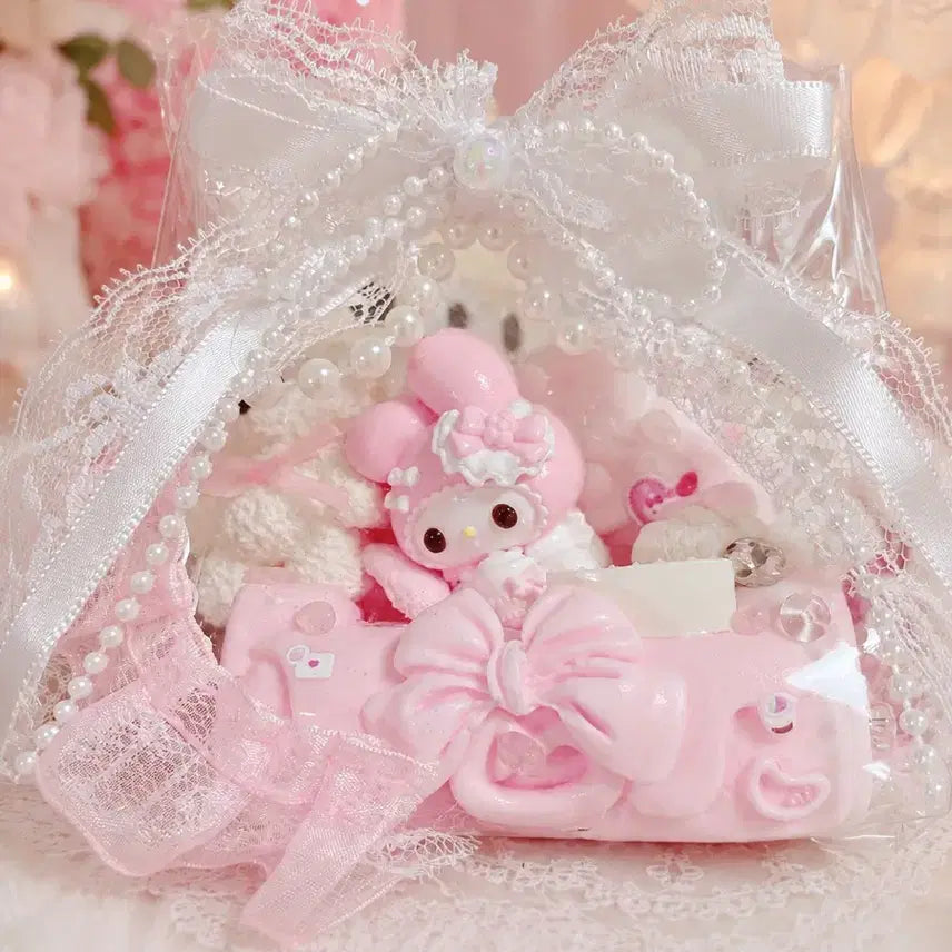 [BUNJANG] My Melody Handmade Squishy Figure / 샤오홍슈 장원영 말랑이 마이멜로디