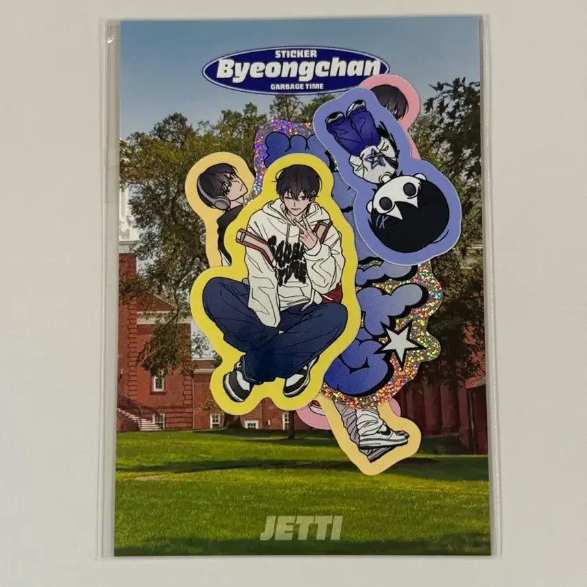[BUNJANG] Garbage Time Jeti Byungchan Sticker Set / 가비지타임 제티님 병찬 스티커