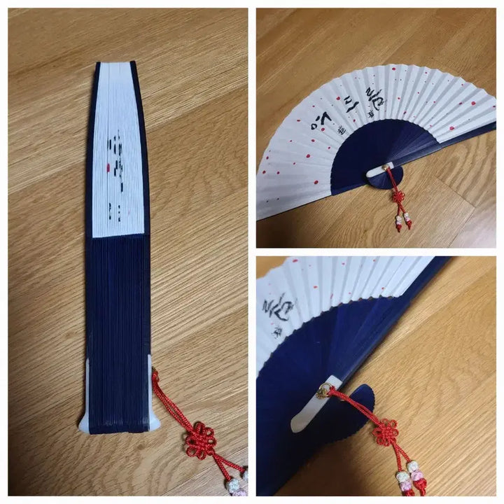 [BUNJANG] Traditional Korean Folding Fan with Calligraphy / 전통 부채