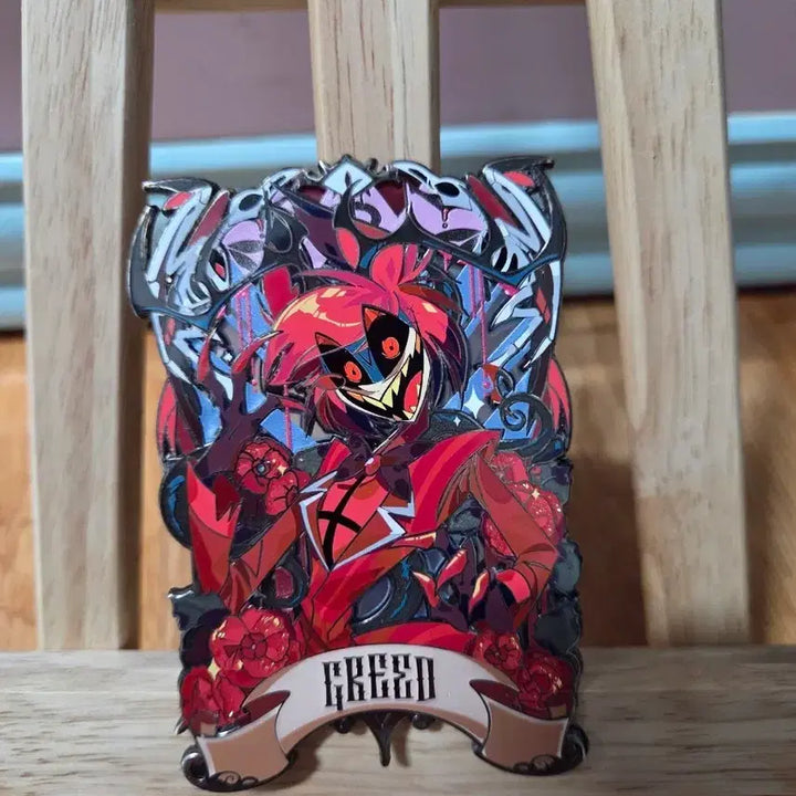 [BUNJANG] Alastor Fanmade Badge / 해즈빈호텔 알래스터 팬메이드 뱃지
