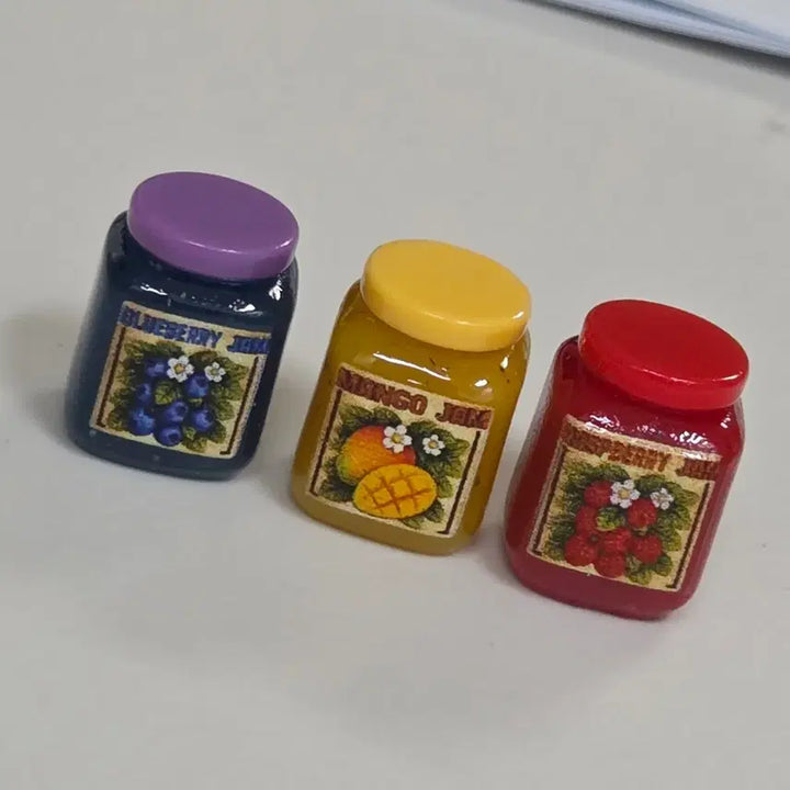 [BUNJANG] Miniature Jam 3-Set Figure / 미니어처 잼 3종 세트 피규어